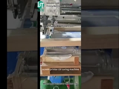 फ्लैट आइटम के लिए वक्र स्क्रीन प्रिंटर मुद्रण