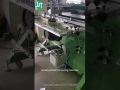 वक्र स्क्रीन प्रिंटर मुद्रण लोगो के लिए सिरेमिक