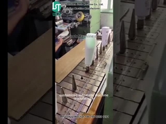 वक्र स्क्रीन प्रिंटर प्लास्टिक की बोतल के लिए दीर्घवृत्त आकार मुद्रण