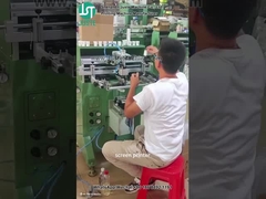 वक्र स्क्रीन प्रिंटर प्लास्टिक कप के लिए सिलेंडर आकार मुद्रण