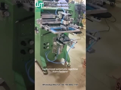 घुमावदार स्क्रीन प्रिंटर कांच की बोतल के लिए लोगो मुद्रण