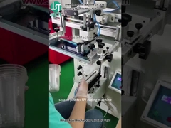 प्लास्टिक कप के लिए वक्र स्क्रीन प्रिंटर प्रिंटिंग लोगो